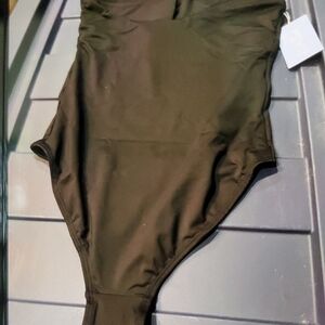 Elegant Black One-Piece Swimsuit